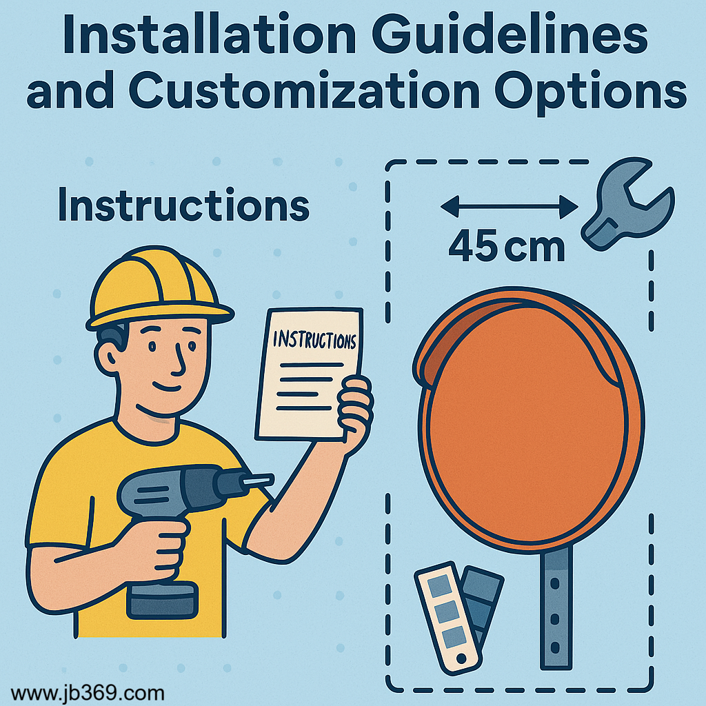 Convex Mirror Installation Guide