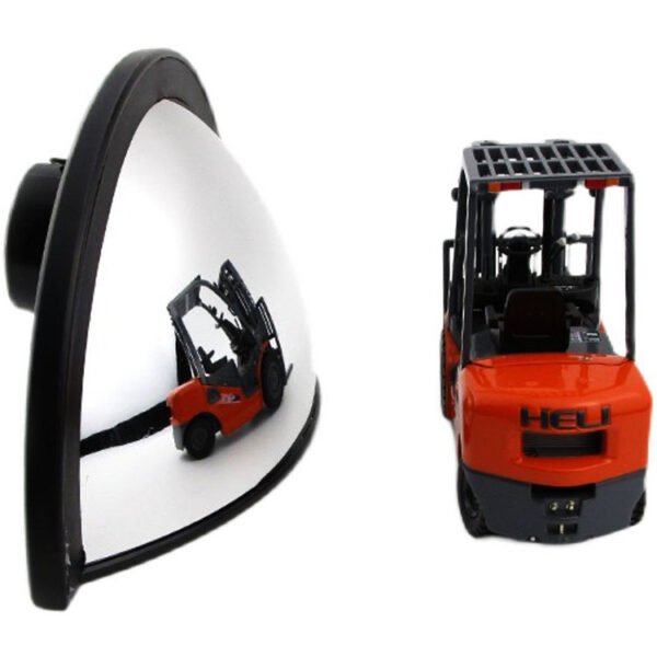Semicircular Forklift Mirror