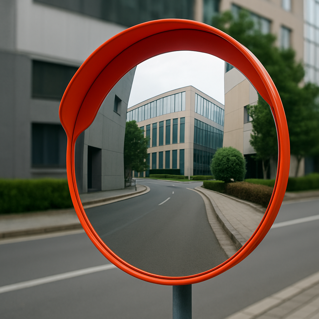 Benefits of Convex Mirrors in Traffic Management Systems