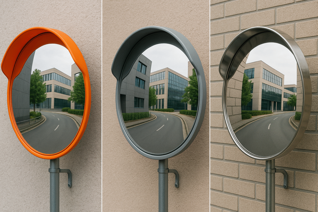 Benefits of Convex Mirrors in Traffic Management Systems