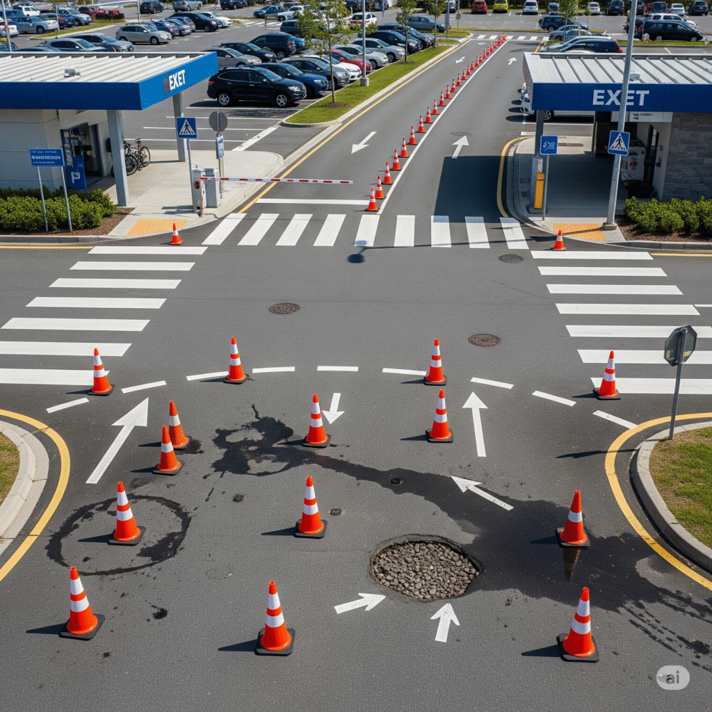 Enhancing Pedestrian Safety and Hazard Marking