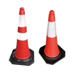 75cm PE rubber traffic cone