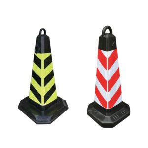 70cm PE square traffic cone