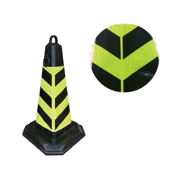 70cm PE square traffic cone - Image 2