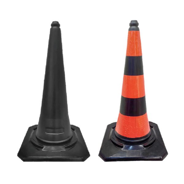 Orange and black traffic cones - Image 2