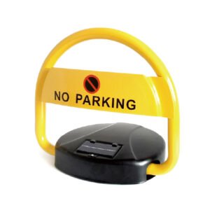 Round solar electric remote control parking lock