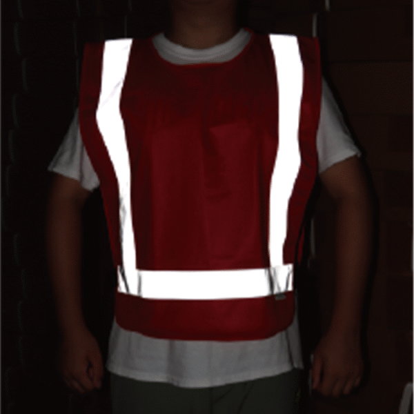 Red reflective vest for medical care, rescue and volunteers - Image 3