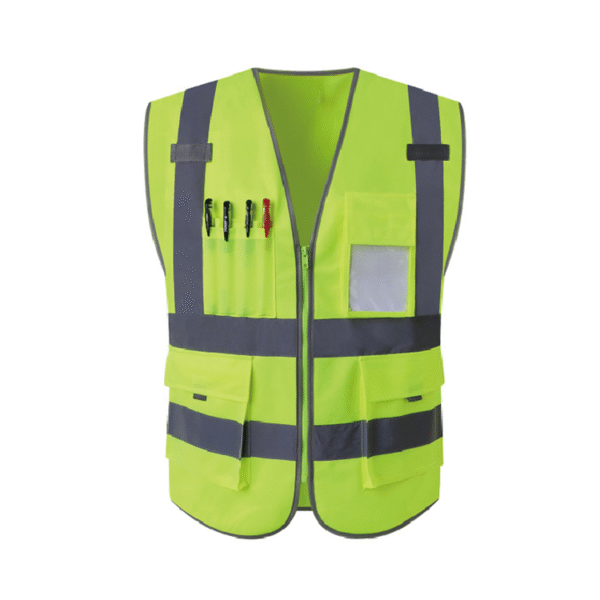 Reflective vest for engineers with pen storage