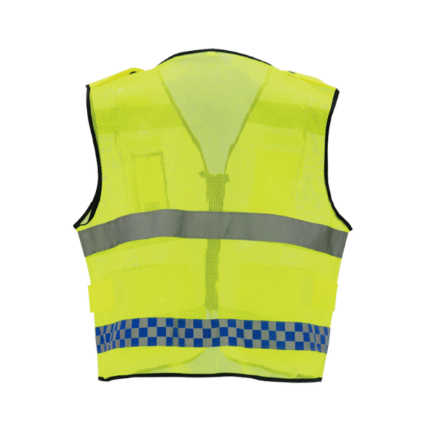 Police Breathable Fishnet High-gloss Reflective Vest - Image 2
