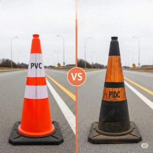 PVC vs Rubber Traffic Cones (Which Is Better for Long-Term Use)