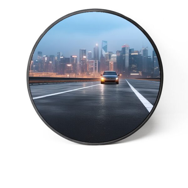Black PK Indoor Convex Mirror