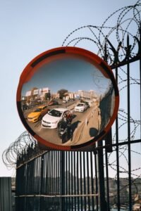 Benefits of Convex Mirrors in Traffic Management Systems
