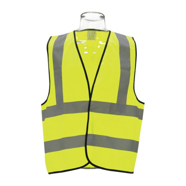 Reflective vest with Velcro wearing method and double reflective strips on the waist and shoulders