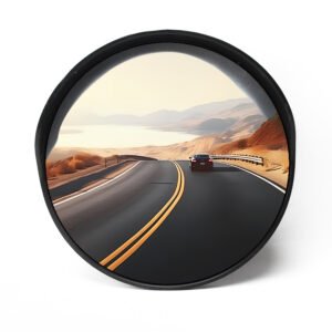 Black PK Outdoor Convex Mirror