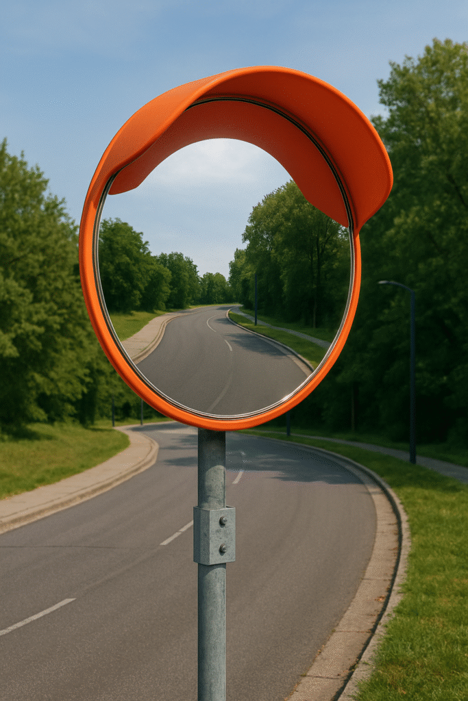 Hooded-Outdoor-Convex-Mirrors-with-Anti-Fog-Coating