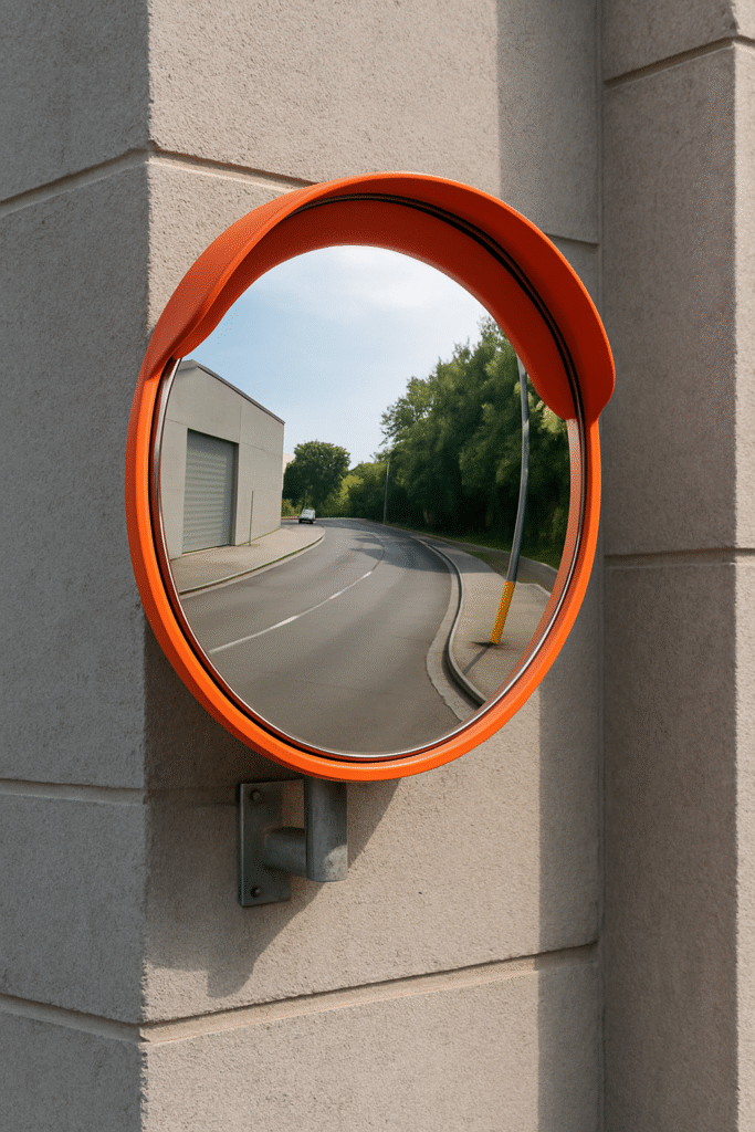 Wall-Mounted Polycarbonate Convex Mirrors