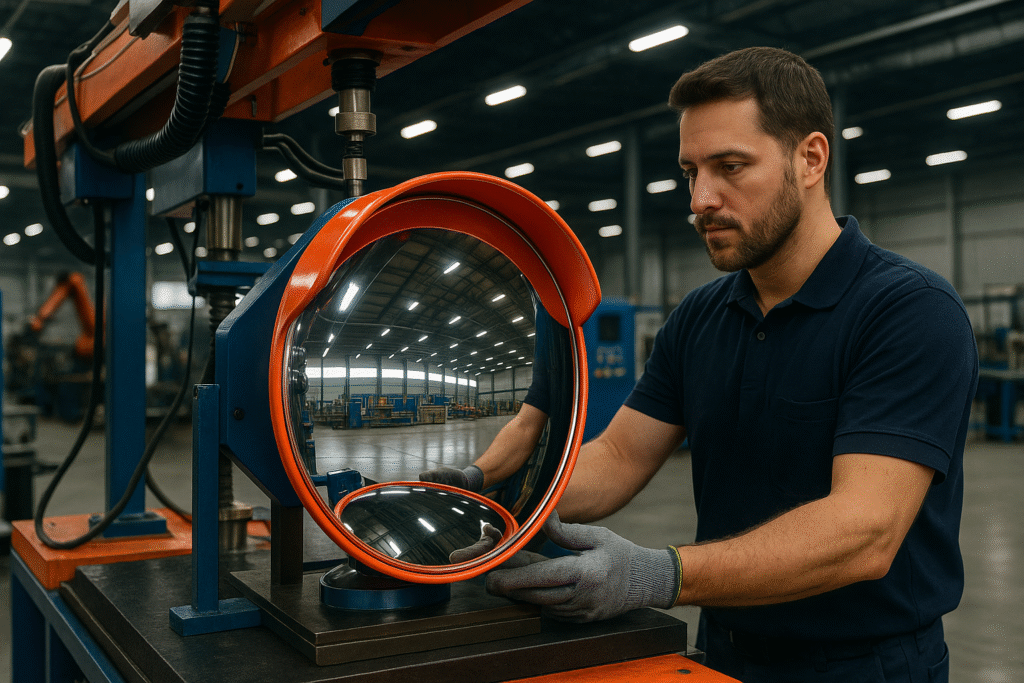 convex mirror manufacturing