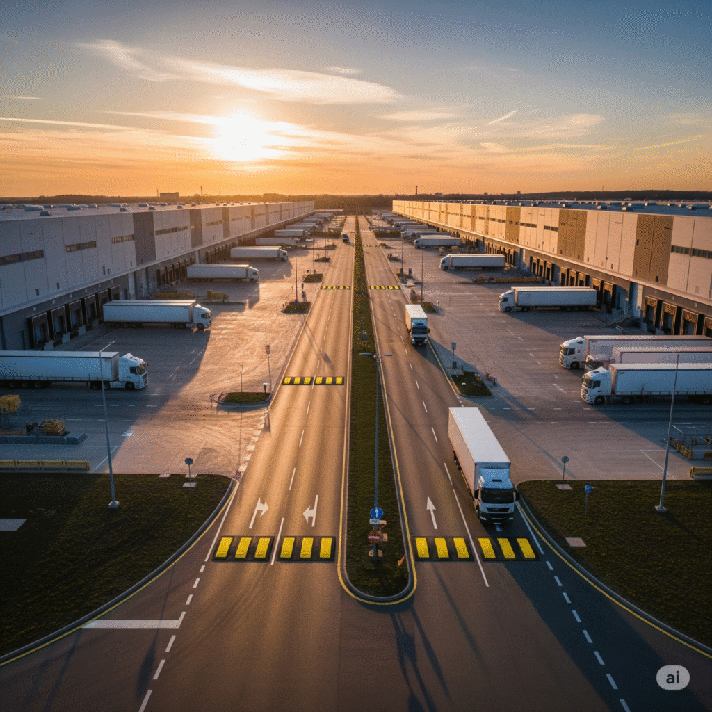 Speed Bumps for Logistics Parks (Best Placement Practices)