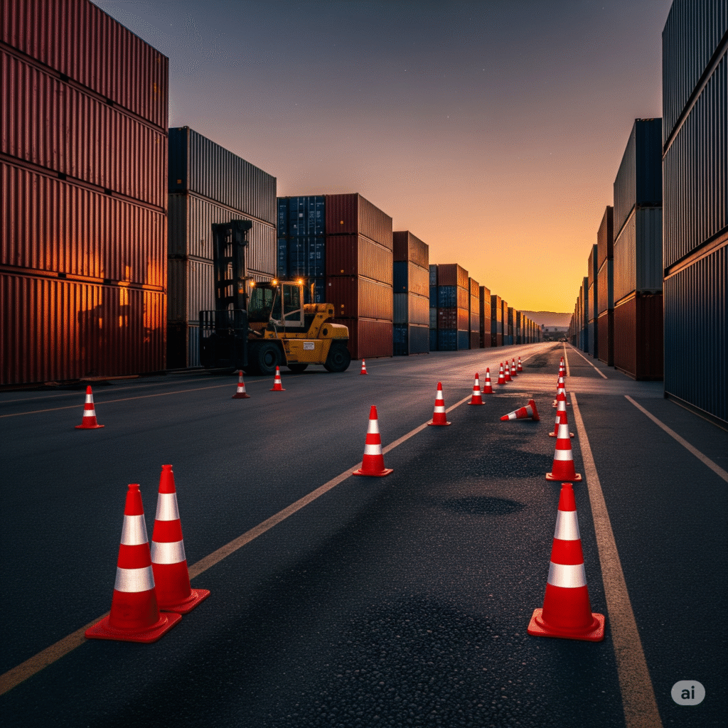 Traffic Cones in Logistics Yards (Safety and Efficiency Tips)