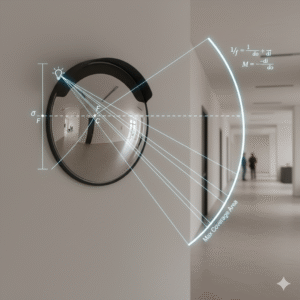 Mirror Curvature Calculations for Maximum Coverage Areas
