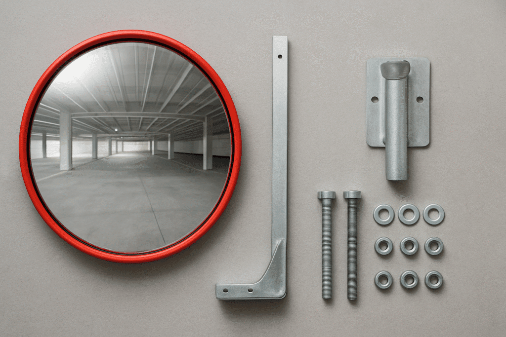 Convex Mirror Mounting Hardware Selection for Seismic Zones