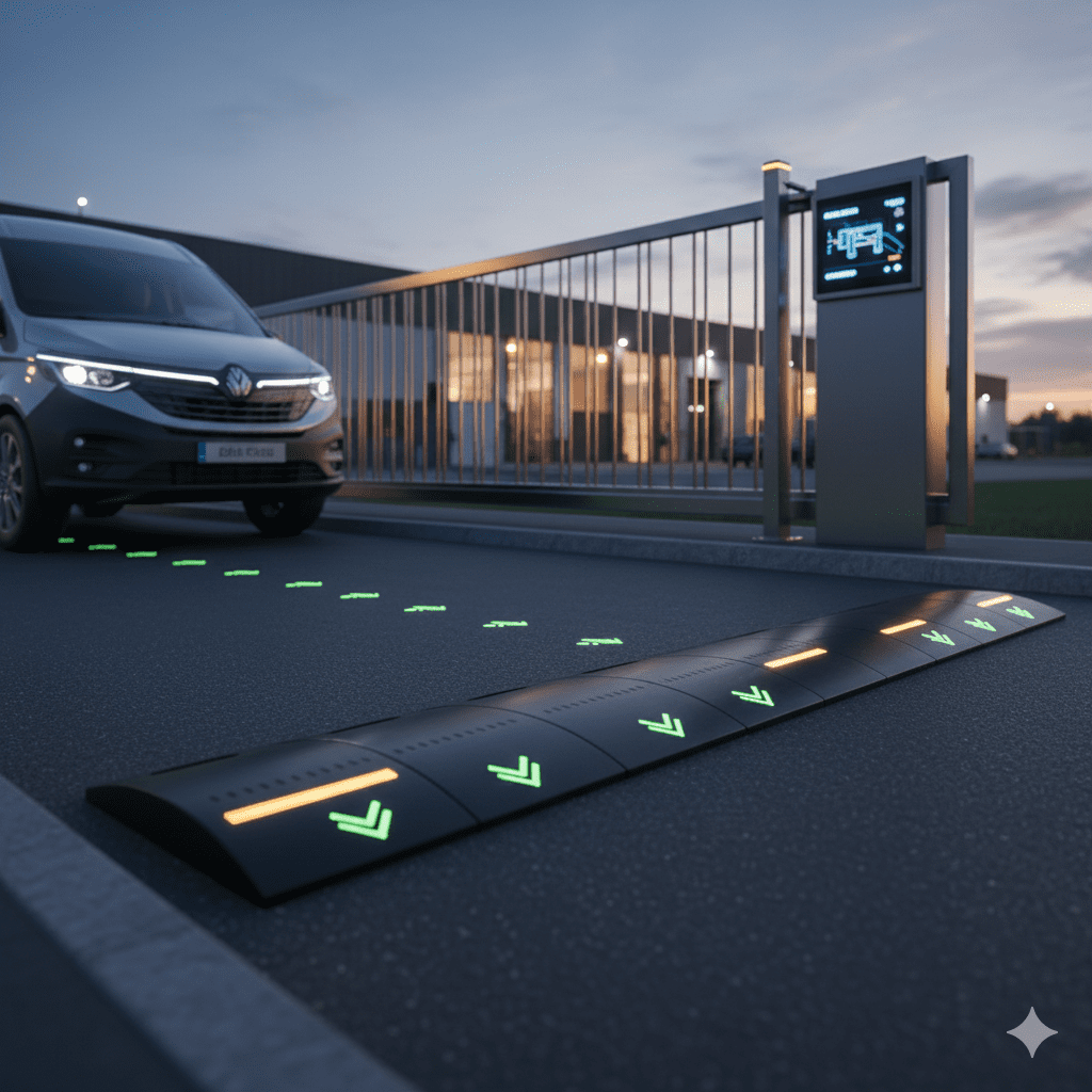 Speed Bump Integration in Automated Gate Systems