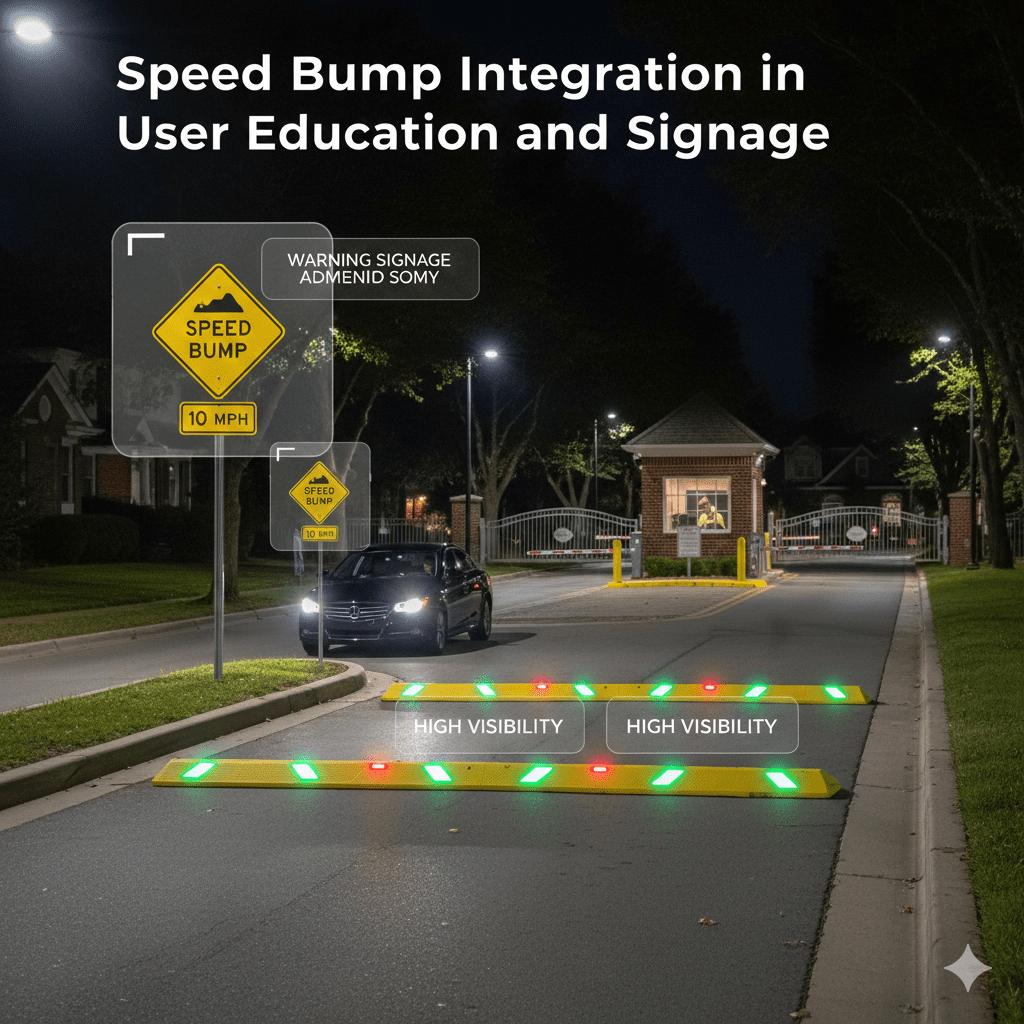 Speed Bump Integration in Automated Gate Systems