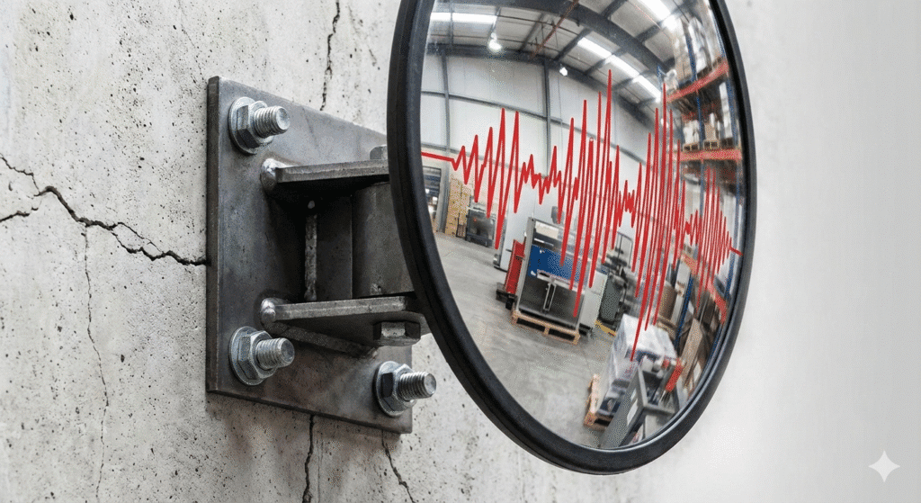 Convex Mirror Durability Testing for Marine Terminal Applications
