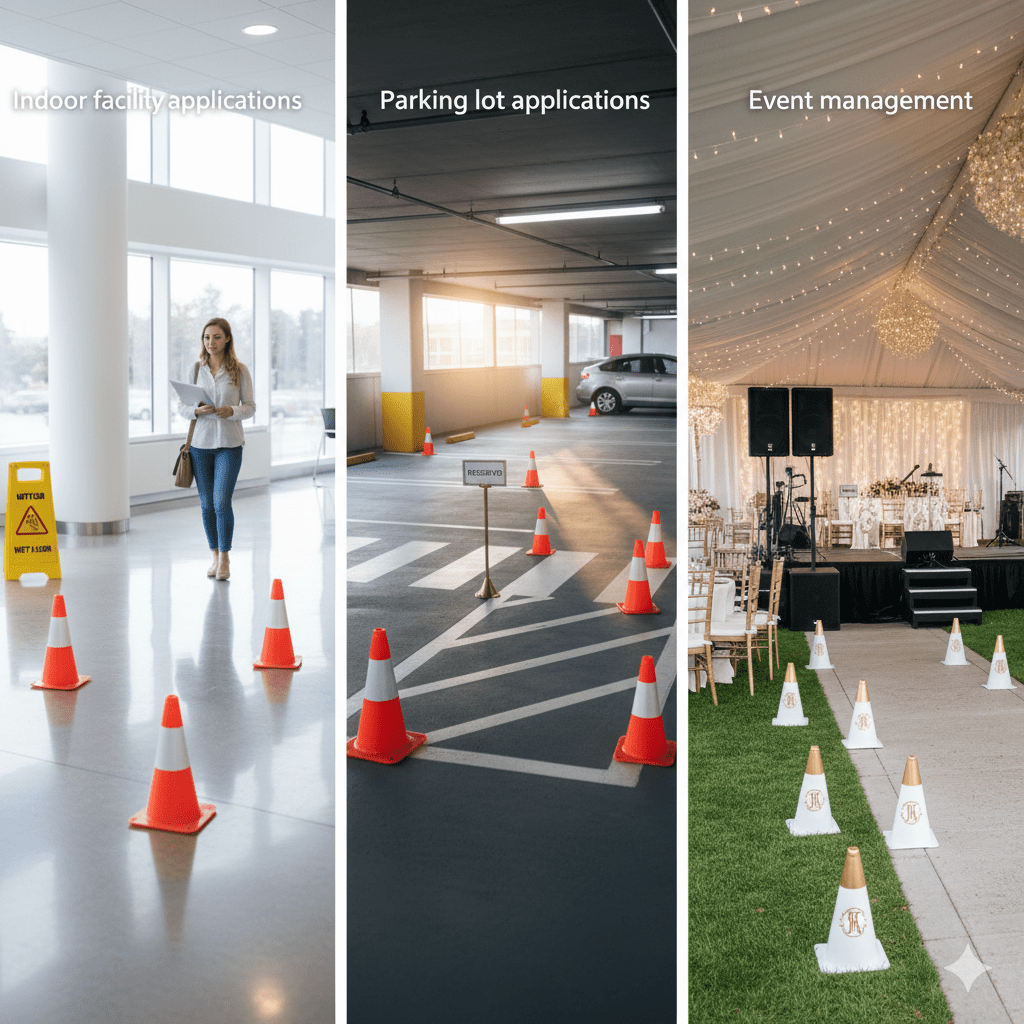 Applications Ideal for Mini Traffic Cones