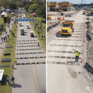 Applications for Temporary Speed Bumps in Event Management
