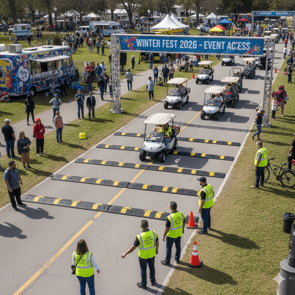 Applications for Temporary Speed Bumps in Events