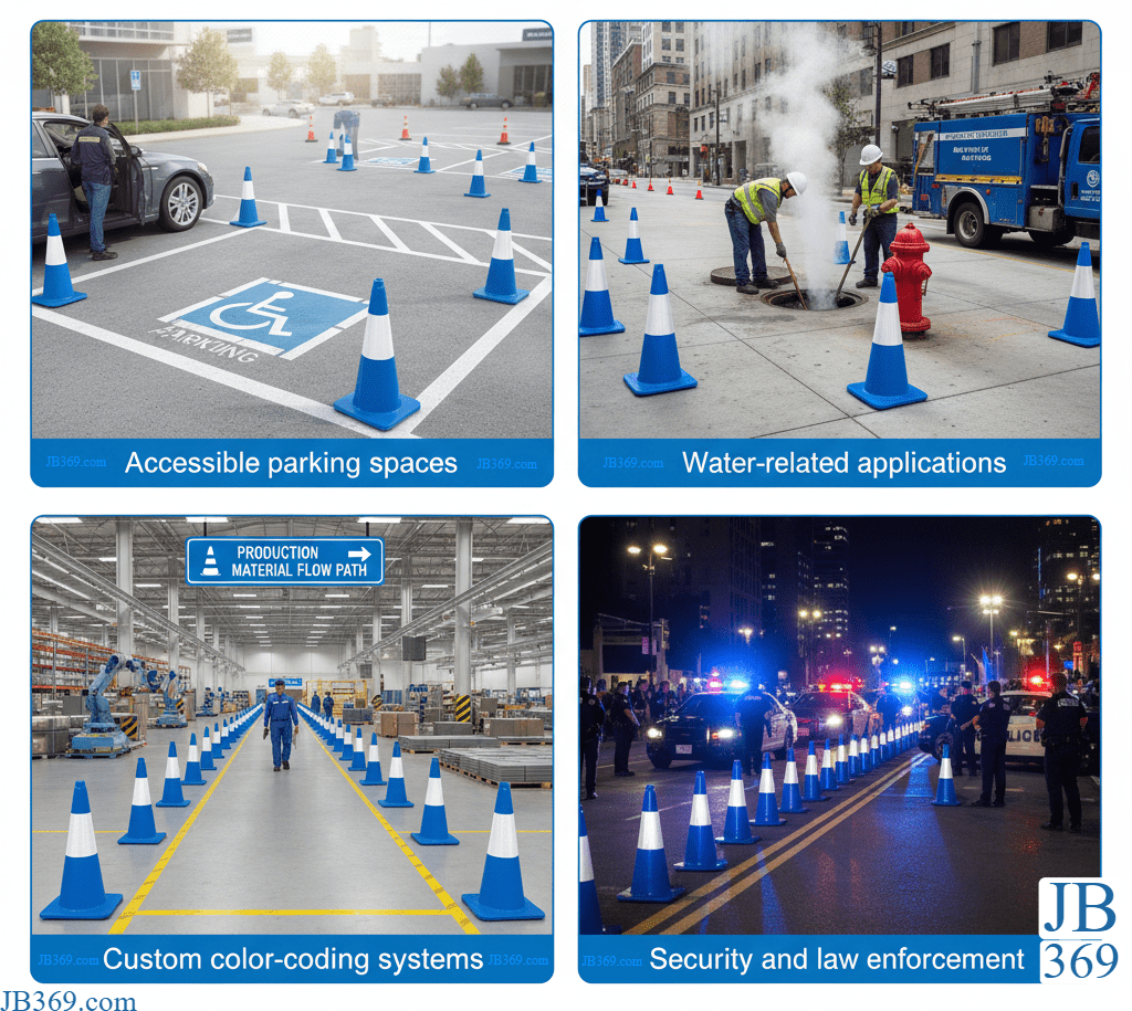 Blue Traffic Cones Implementation cropped