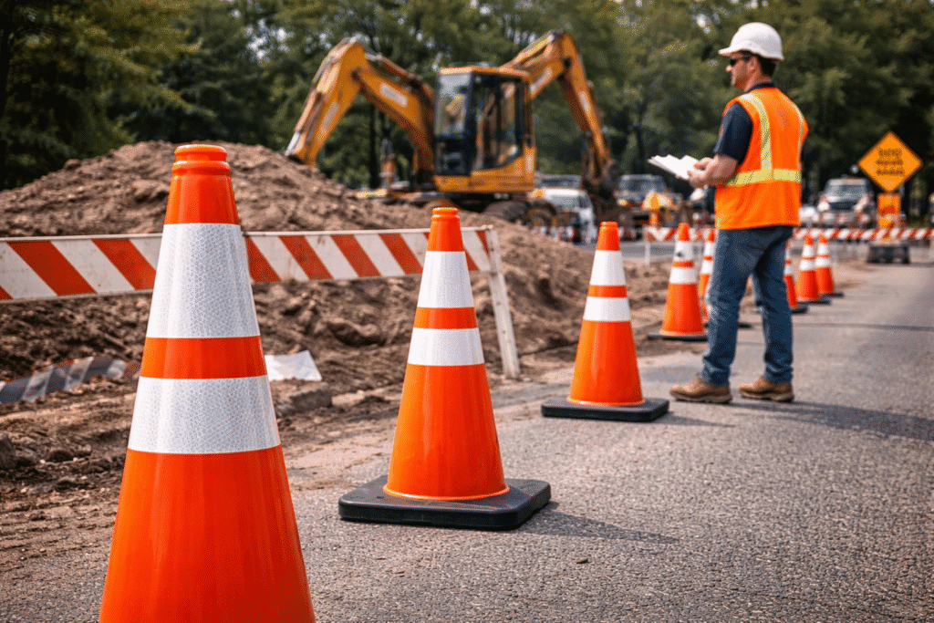 Meeting OSHA Safety Requirements with Proper Construction Traffic Cones