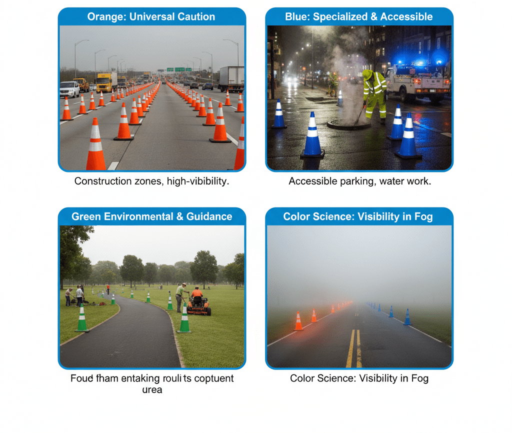 Understanding Traffic Cone Color Standards and Significance cropped
