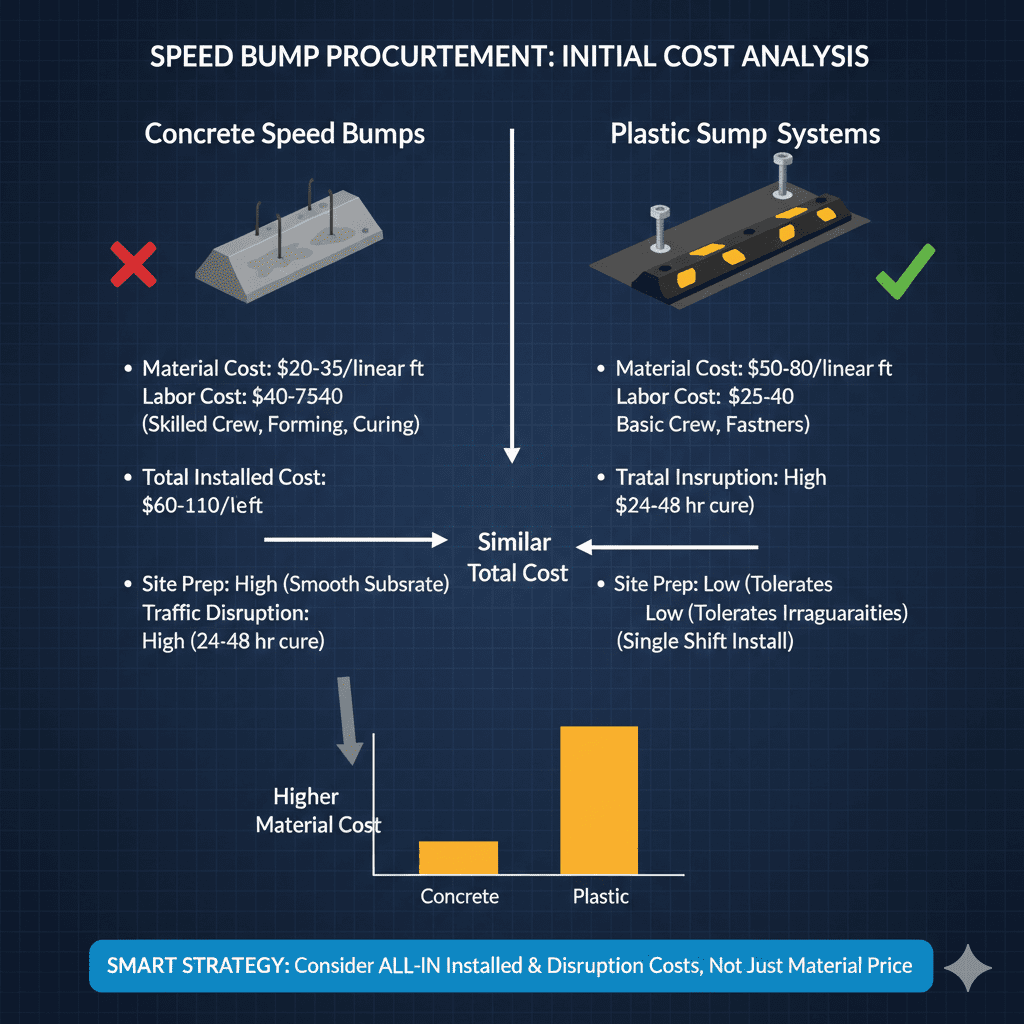 Initial Cost Analysis and Installation Expense Comparison