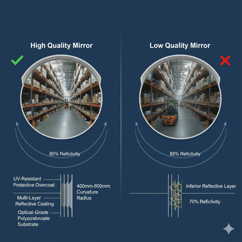 Optical Performance and Reflective Surface Specifications