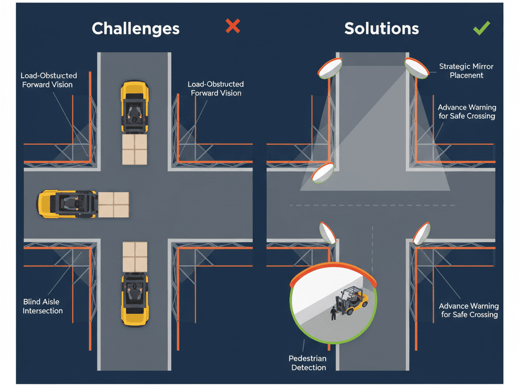 Understanding Forklift Visibility Challenges and Collision Patterns
