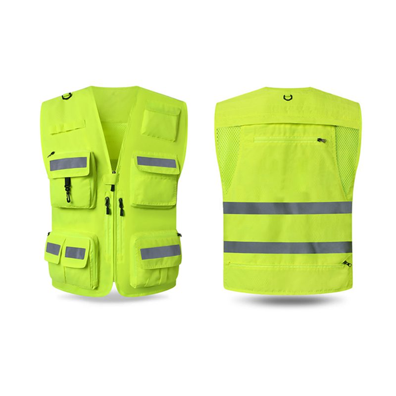 Hi Vis Reflective Vest reflective vest for safety reflective vest big pockets high visibility safety vest high visibility vest reflective safety vest hi vis vest