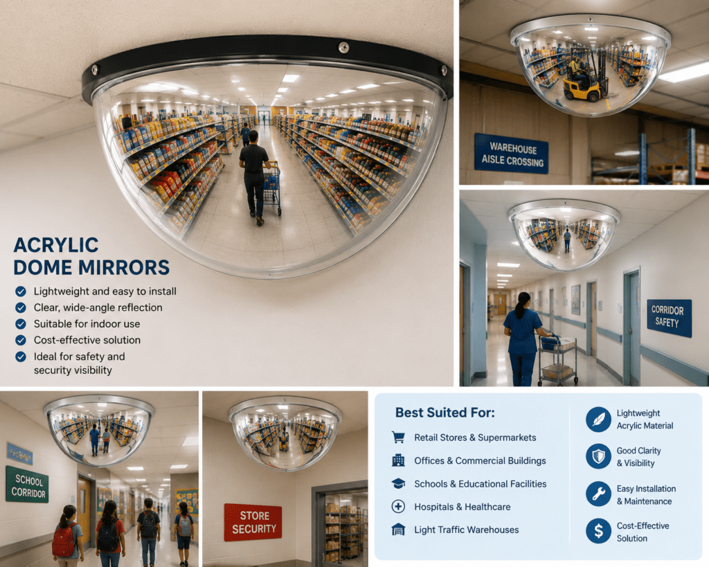 Acrylic Dome Mirrors