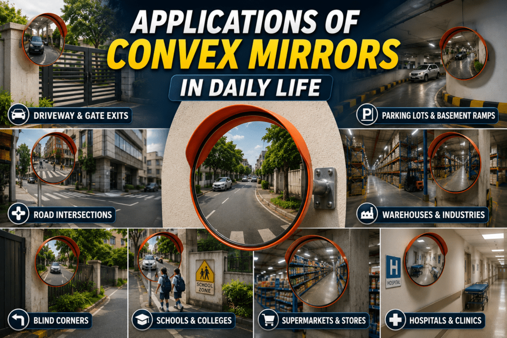 Applications of Convex Mirrors in Daily Life