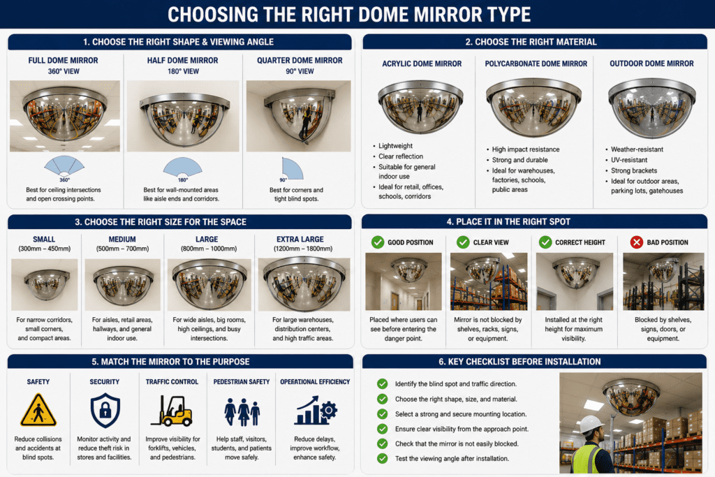 Choosing the Right Dome Mirror Type