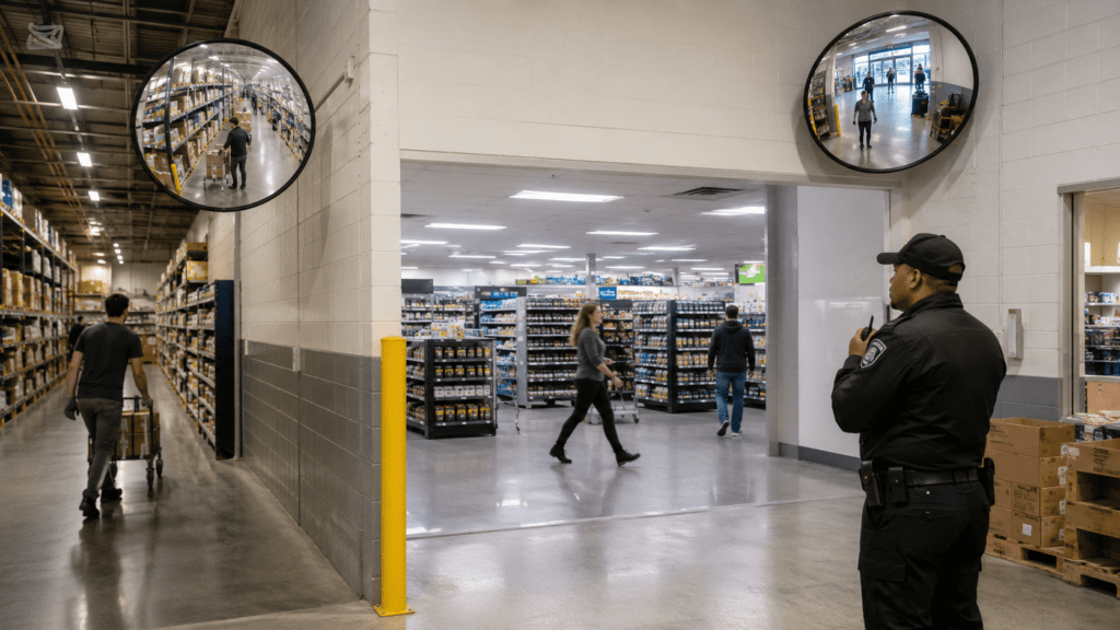 Convex Mirrors for Security and Surveillance