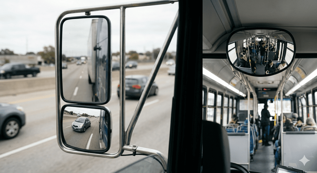 Convex Mirrors in Vehicles