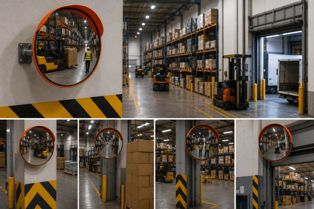 Convex Mirrors in Warehouses