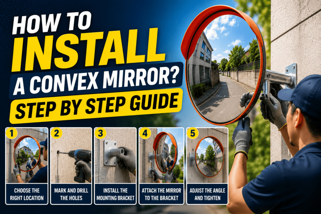 How to Install a Convex Mirror? Step by step guide