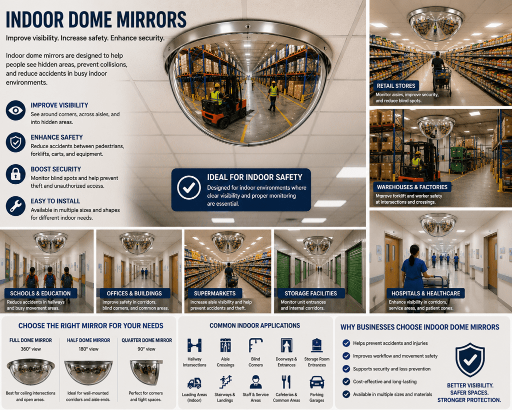 Indoor Dome Mirrors