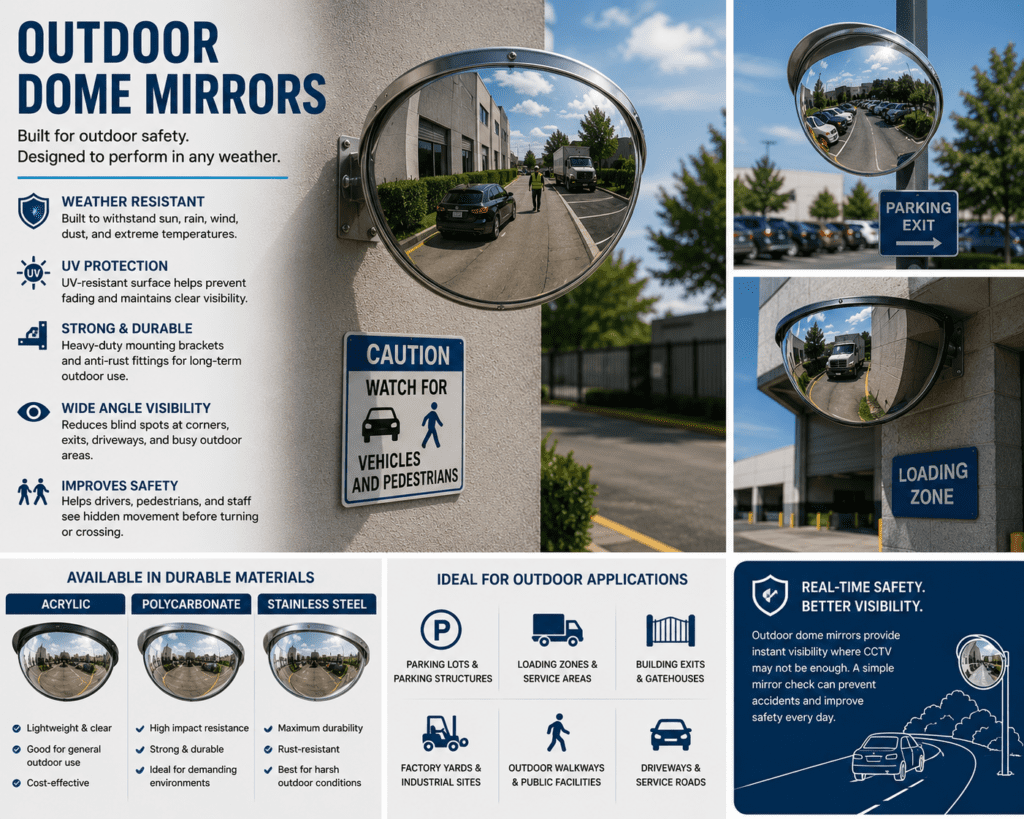 Outdoor Dome Mirrors