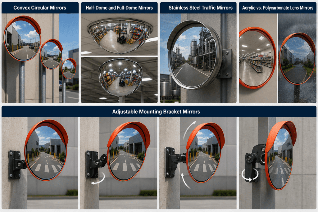 Types of Traffic Mirrors Available for B2B Procurement