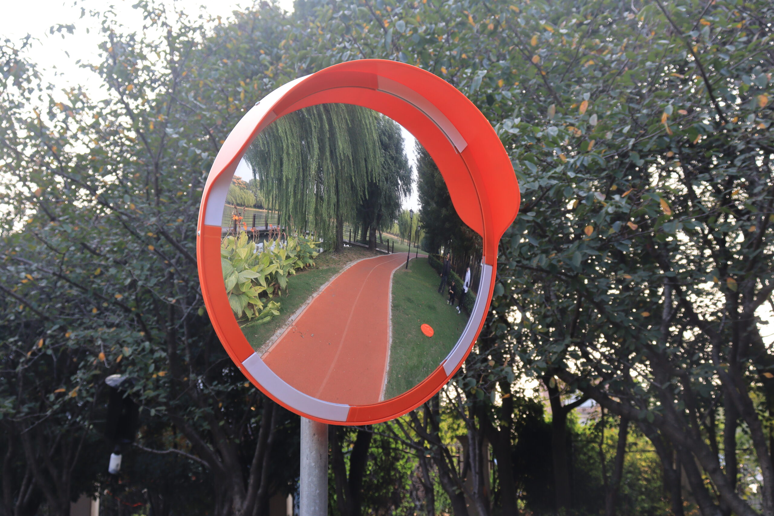 Outdoor Convex Mirror for Parks and Recreation Areas