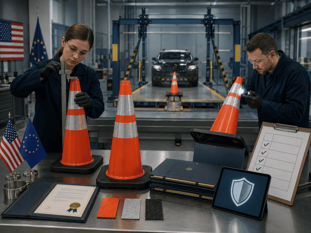 traffic cones Compliance: The Non-Negotiable Foundation, in us and europe